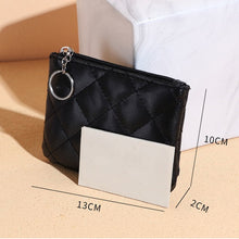 Load image into Gallery viewer, New Fashion Small Coin Wallet Women Fashion Style Coin Purse with Key Chain Black Blue Pink Red Mini Bag for Ladies Gift Gift