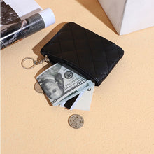 Load image into Gallery viewer, New Fashion Small Coin Wallet Women Fashion Style Coin Purse with Key Chain Black Blue Pink Red Mini Bag for Ladies Gift Gift
