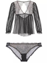 Load image into Gallery viewer, New Female V-Neck Backless Sleepwear Embroidery Ladies Nightie High Quality Sexy Satin Nightwear Women Lace Sling Night Dress