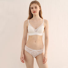 Load image into Gallery viewer, New French Romantic Lace Bra Set Women&#39;s Wide-sided Thin Cotton Bra Sexy Lingerie Girl Without Steel Ring Gather Underwear Set