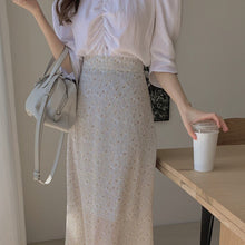 Load image into Gallery viewer, New Girls Summer Blouse Women Suit Shirt Short Sleeves Tops High Waist Long Print A Line Skirts Two Piece Suits Sell Separately