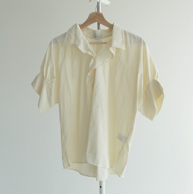 New Girls Summer Blouse Women Suit Shirt Short Sleeves Tops High Waist Long Solid A Line Skirts Two Piece Suits Sell Separately