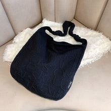 Load image into Gallery viewer, New Letters Female Big Totes High Quality Ladies Bucket Shoulder Soft Vintage Crossbody Bags 2022 Winter Fashion School Bookbags