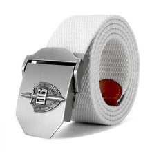Load image into Gallery viewer, New Men &amp; Women High Quality Belt 3D Russian Border Guard Troop Buckle Military Belt Strong Luxury Jeans Canvas Tactical Belt