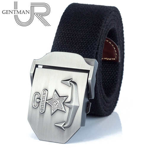 New Men & Women High Quality Military Belt Navy Of The CCCP Canvas Strap Patriotic Retired Soldiers Jeans Tactical Belt