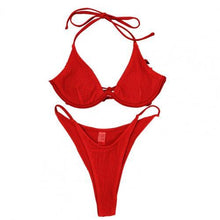 Load image into Gallery viewer, New Micro Bikini Push Up Bikini Set Sexy Women Swimsuit Female Thong Swimwear Mini Bathing Suit Swimming Suits Brazilian Biquini
