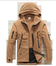 Load image into Gallery viewer, New Military Tactical Outdoor Soft Shell Fleece Jacket Men Army Polartec Sportswear Thermal Hunt Hiking Sport Hoodie Jackets
