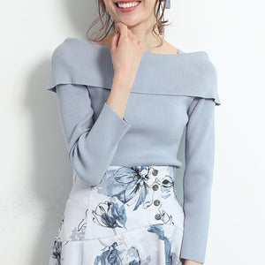 New Moda Back Bow Decoration Pullovers Simple Japan Style Sweet All Match Women Tops Office Lady Slim Fit Spring Summer Sweaters
