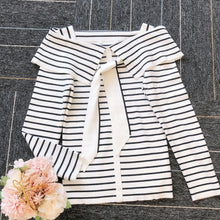 Load image into Gallery viewer, New Moda Back Bow Decoration Pullovers Simple Japan Style Sweet All Match Women Tops Office Lady Slim Fit Spring Summer Sweaters