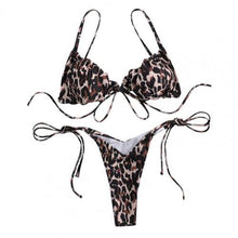 Load image into Gallery viewer, New Sexy Bikini Set 2021 Sexy Push Up Swimwear Women Brazilian Swimsuit Low Waist Biquini Halter Two Pieces Bathing Suit