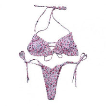 Load image into Gallery viewer, New Sexy Bikini Set 2021 Sexy Push Up Swimwear Women Brazilian Swimsuit Low Waist Biquini Halter Two Pieces Bathing Suit