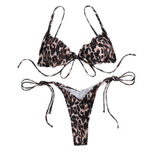 Load image into Gallery viewer, New Sexy Bikini Set 2021 Sexy Push Up Swimwear Women Brazilian Swimsuit Low Waist Biquini Halter Two Pieces Bathing Suit