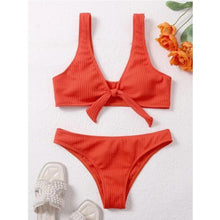 Load image into Gallery viewer, New Sexy Bikini Solid Swimwear 2022 Women Swimsuit Push Up Bikini Set Thread Style Bathing Suit Summer Beach Wear Swimming Suits