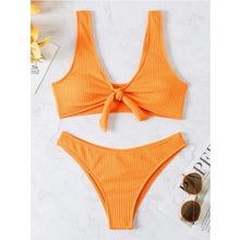 Load image into Gallery viewer, New Sexy Bikini Solid Swimwear 2022 Women Swimsuit Push Up Bikini Set Thread Style Bathing Suit Summer Beach Wear Swimming Suits