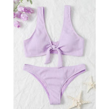 Load image into Gallery viewer, New Sexy Bikini Solid Swimwear 2022 Women Swimsuit Push Up Bikini Set Thread Style Bathing Suit Summer Beach Wear Swimming Suits