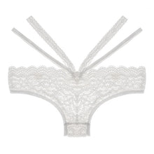 Load image into Gallery viewer, New Sexy Lace Women&#39;s Bikini Panties Underpants Lace Transparent Underwear Seamless Low-Waisted Thong Lingerie Sex String Tanga