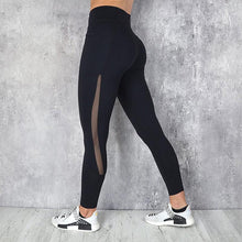 Load image into Gallery viewer, New Sport Leggings Women Mesh Splice Fitness Slim Black Legging Sportswear Clothing New Leggins Yoga Pants Sexy Yoga leggings