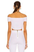 Load image into Gallery viewer, New Summer White Two-Piece Set Women&#39;S Sexy Corset Top High Waist Pants Club Celebrity Party Shorts Suit