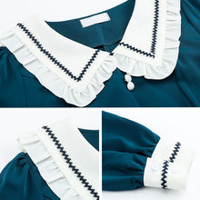 Load image into Gallery viewer, New Sweet Fungus Spliced Plus Size Dress Women 2022 Long Sleeve 3XL 4 XL Dresses Elegant Slim Waist Spring Vestidos Mujer