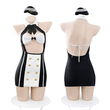 Load image into Gallery viewer, New Temptation Bag Hip Skirt Police Uniform Cosplay Suit Dating Secret Sexy Lingerie Female Police Stewardess Clothes Uniform