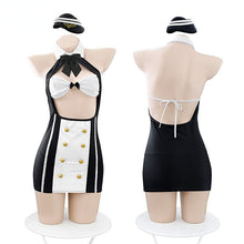 Load image into Gallery viewer, New Temptation Bag Hip Skirt Police Uniform Cosplay Suit Dating Secret Sexy Lingerie Female Police Stewardess Clothes Uniform