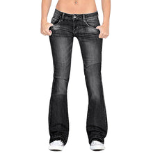Load image into Gallery viewer, New Women Flare Jeans Slim Denim Trousers Vintage Bell Bottom Jeans High Waist Pants Stretchy Wide Leg Jeans