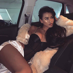 New Women Rompers Solid Chain Cotton Fashion Spaghetti Strap Bodysuit Sexy 2021 Summer Ladies Mesh Bodycon