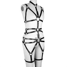 Load image into Gallery viewer, New Women&#39;s Harness Bra One-Piece Garter Belt Bdsm Bondage Erotic Lingerie Sexy Body Chest Suspender Straps Goth Clothes Adult