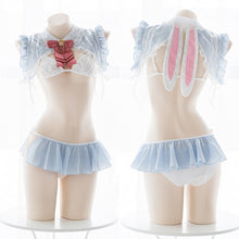 Load image into Gallery viewer, New backless Sexy Lingerie  Erotic Costumes School Girl Cos Cosplay Costumes Bunny Girl Women Maid Outfit Kawaii Mini Skirt