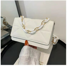 Load image into Gallery viewer, New trendy shoulder bag chain casual simple handbag fashion thick chain small square bag