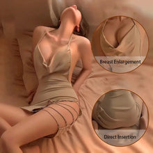Load image into Gallery viewer, Night Dress Women High Slit Suspender Nightdress Nightclub Charming Sexy Dress Private Clothes Pajamas Women Summer Clothing