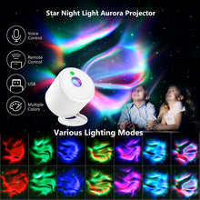 Load image into Gallery viewer, Night Light Starry Sky Projector Water Wave Lamp LED Star Rotating Remote Control Bluetooth Bedroom Bedside Lamp