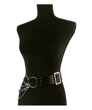 Load image into Gallery viewer, Nightclub Sweet Girl SM Clothes Adult Sex Toys Black Leather Performance Accessories Belt Sexy Women