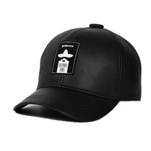 Load image into Gallery viewer, Novelty Leather Baseball Caps For Women Men Soft Lambskin Outdoor Leisure Duck Tongue Gorra Korean Youth Sun Snapback Dad Hats