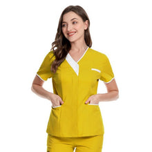 Load image into Gallery viewer, Nursing Scrub Tops Shirt Uniform Workwear Women Health Workers Femme Beauty Salon Clothes Nurse Nursing Working Uniform hemsire