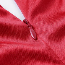 Load image into Gallery viewer, Off Shoulder Slip Sexy Dress Women Midi Bodycon Summer 2021 New Satin Strappy Backless V Neck Party Dress