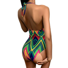 Load image into Gallery viewer, One Piece Swimsuit Bathing Suit Bikini 2021 Swimsuit Sports V Neck Slim Waist Sling Sexy Strapless