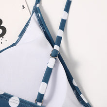 Load image into Gallery viewer, One Piece Swimsuit Beachwear Summer Swimwear Women V Neck Strapless Printing Sandy Beach Thin Sling