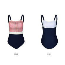 Load image into Gallery viewer, One Piece Swimsuit Women Plaid Swimwear Straps Monokini Swim Suit Trikini Padded Backless Bathing Suit High waisted  Swimwear