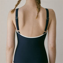Load image into Gallery viewer, One Piece Swimsuit Women Plaid Swimwear Straps Monokini Swim Suit Trikini Padded Backless Bathing Suit High waisted  Swimwear