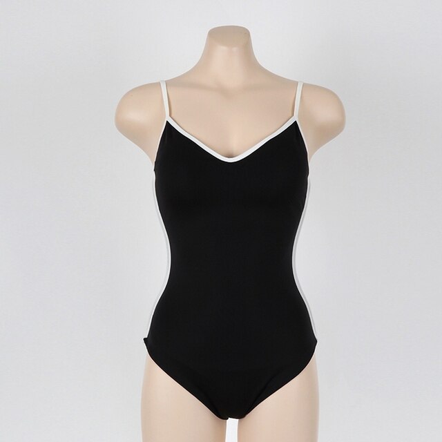One Piece Swimsuit Women Swimwear Solid Monokini Sexy Backless Bathing Suit Female Beachwear Korea Style