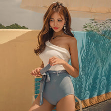 Load image into Gallery viewer, One Piece Swimwear Women Bandage Swimwear White Swimsuit Padded Bathing Suit Sexy Monokini Summer Beachwear For Asian