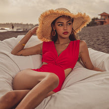 Load image into Gallery viewer, One Piece Swimwear Women Solid Swimwear Push Up Swimsuit High Quality Bathing Suit sexy Monokini Cut Out beachwear 2020 new