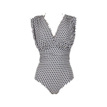 Load image into Gallery viewer, One Piece Trikini Swimsuit Bodysuit Monokini Women Plaid Bathers Sexy Deep V Swimwear Push Up Bathers Halter Beachwear