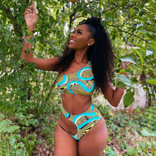 Load image into Gallery viewer, One Shoulder Bikini Women High Waist Swimsuit Female 2021 Sexy Hollow Out Bikini Set Bather Bathing Suits Summer Beach Wear Swim