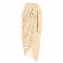 Load image into Gallery viewer, One-Shoulder Ruffled Bikini Set Tankini Three Piece Bikini Separate Bandeau Swimsuit  Shorts Bourkini 2022 Luxury Orange