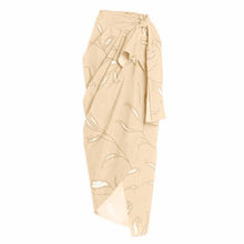 Load image into Gallery viewer, One-Shoulder Ruffled Bikini Set Tankini Three Piece Bikini Separate Bandeau Swimsuit  Shorts Bourkini 2022 Luxury Orange