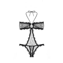 Load image into Gallery viewer, Onesie Lace Sexy Lingerie for Women Teddies Bodysuits Onesies See Through Backless Sleepwear Babydall Hot Erotic Nightwear