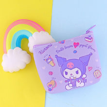 Load image into Gallery viewer, Original Sanrio Anime Wallet Hello Kitty Women Bag Kulomi Melody Cinnamoroll Cartoons Mini Coin Purse Portable ID Card Holders