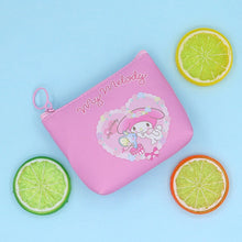 Load image into Gallery viewer, Original Sanrio Anime Wallet Hello Kitty Women Bag Kulomi Melody Cinnamoroll Cartoons Mini Coin Purse Portable ID Card Holders